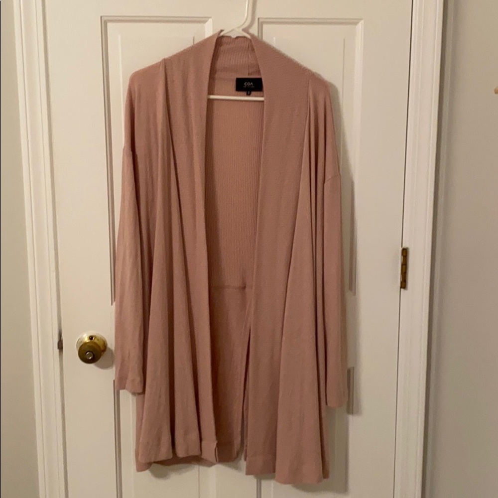 Blush cardigan size small